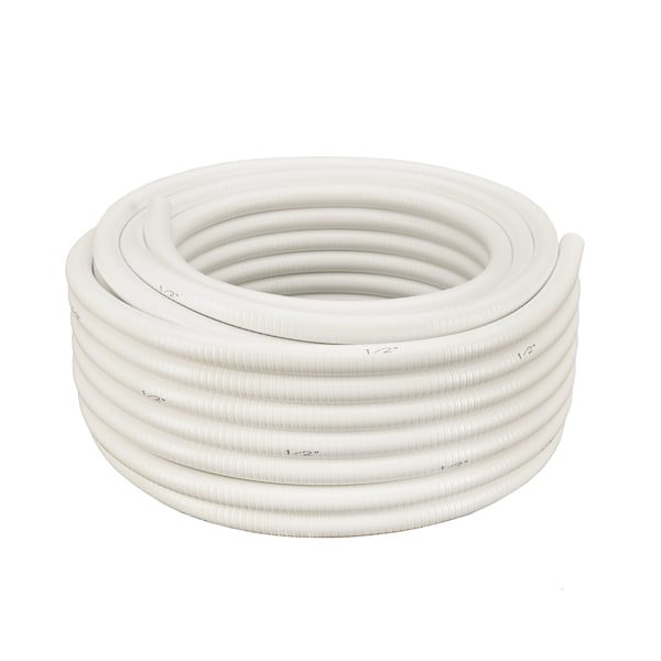1-1/2"x100Ft White Flexible PVC Pipe